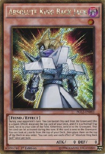ABSOLUTE KING BACK JACK ** 1ST EDITION PREMIUM GOLD RARE PGL2