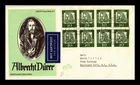 Dr Jim Stamps Germany Albrecht Durer Booklet Pane First Day Cover Fidacos Cachet