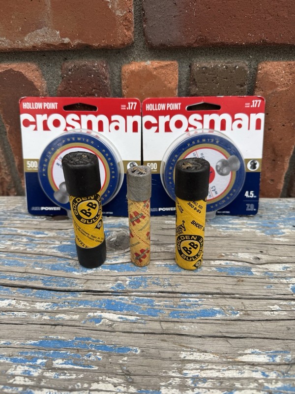 Vintage Bullseye, Winchester And Crossman BBs, and Pellets