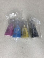 Nuvo Shimmer Powder Set Of 4 : Cherry Bomb Blue Blitz Solar Flare Storm Cloud