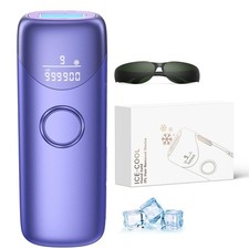 Laser Hair Removal IPL Hand held Ice Cooling Full Body Purple Ubroo