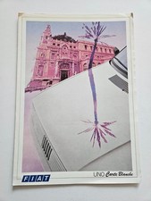 FIAT UNO CARTE BLANCHE SALES BROCHURE 1986