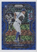 2021 Panini Prizm Tier II Blue Donut Circle Prizm 9/199 Kris Bubic #198 2qw