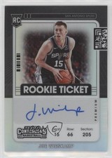 2021-22 Contenders Rookie Ticket Variation Premium Edition Joe Wieskamp Auto xr1