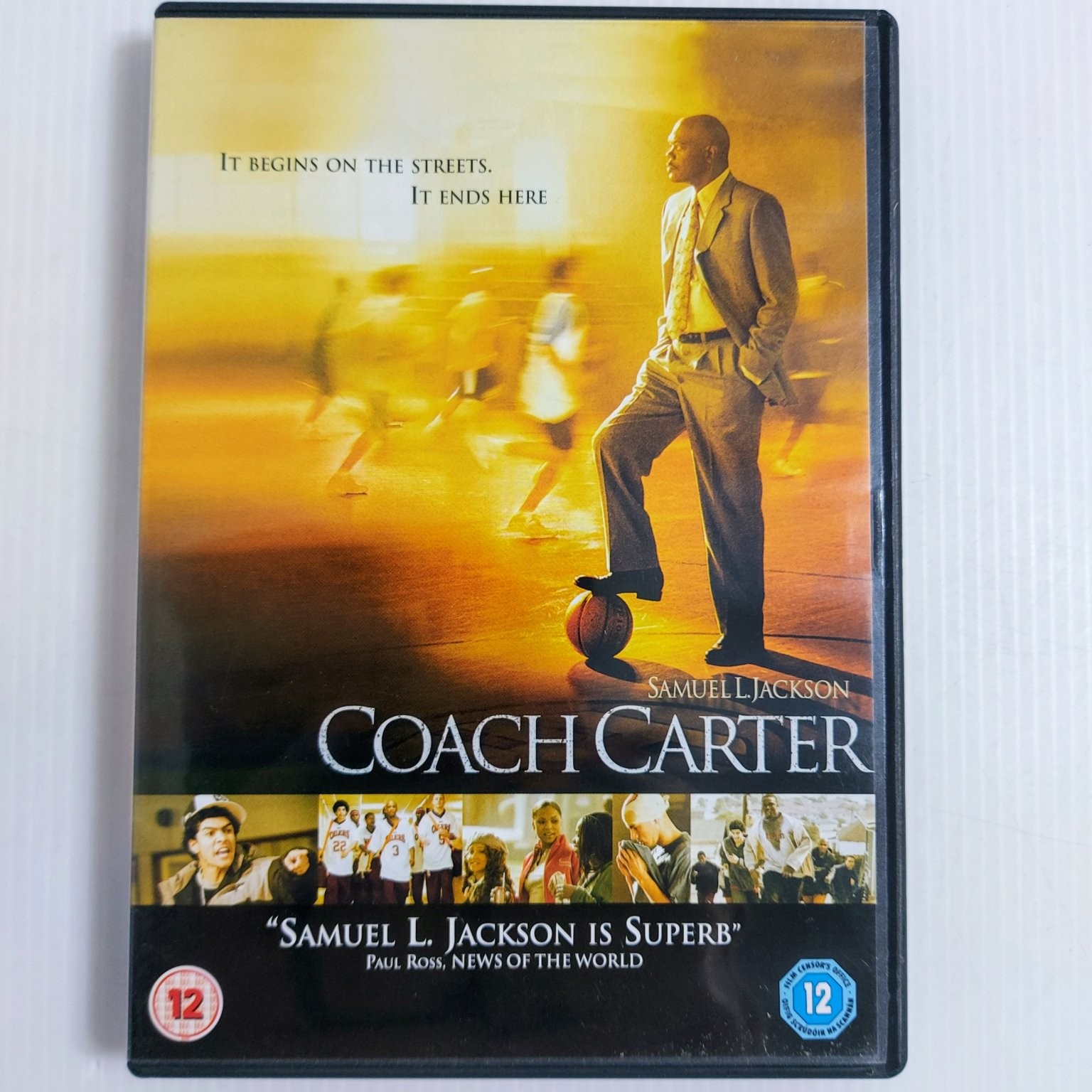 Coach Carter DVD Samuel L. Jackson Thomas Carter PAL Region 2 Widescreen