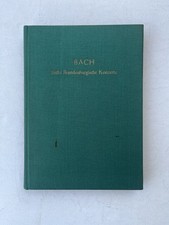 Noten. J.S. Bach. 6 Brandenburgische Konzerte.  Taschenpartitur.