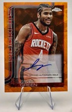 2025-2026 Topps Chrome Sapphire Jalen Green Orange Auto 7/25