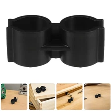 25 Pcs Broom Pole Fixed Clip Dustpan Connectors Clamp for Double Pipe