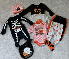 Baby Halloween Clothes/One Piece/Pants/Hat/Socks/Bibb Lot Sizes 3-6 Months