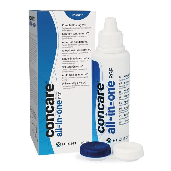 3x Concare all-in-one minikit für harte Kontaktlinsen , à 100 ml - Bild 1 von 1