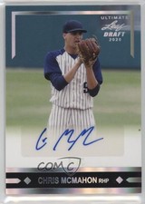 2020 Leaf Ultimate Draft Silver Spectrum 7/15 Chris McMahon #GLR-CM4 Auto 00li