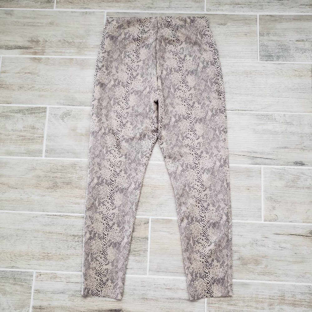 Zara Python Snake Skin Pattern Leggings Women's A… - image 2