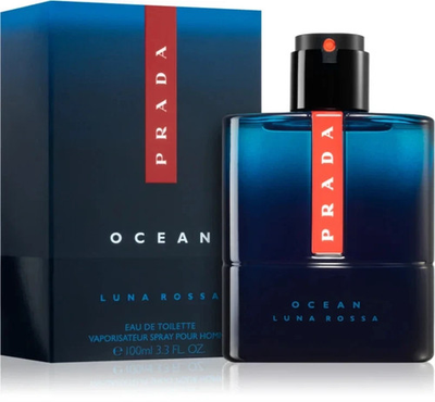 #ad #ad PRADA Luna Rossa Ocean Men`s Eau de Toilette Spray 3.3 oz $53.99