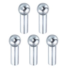 Cable Ball Stopper, 5pcs Gym Machine Accessories for 6mm Cable Exercise, Silver
