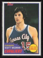 1981-82 Topps #19 Scott Wedman - EX/NM Set Break!