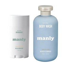 Manly Bodywash & Deodorant Set Citrus Cedar F...