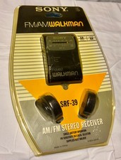 SONY WALKMAN SRF39 AM FM Stereo Portable Radio BRAND NEW In SEALED Package