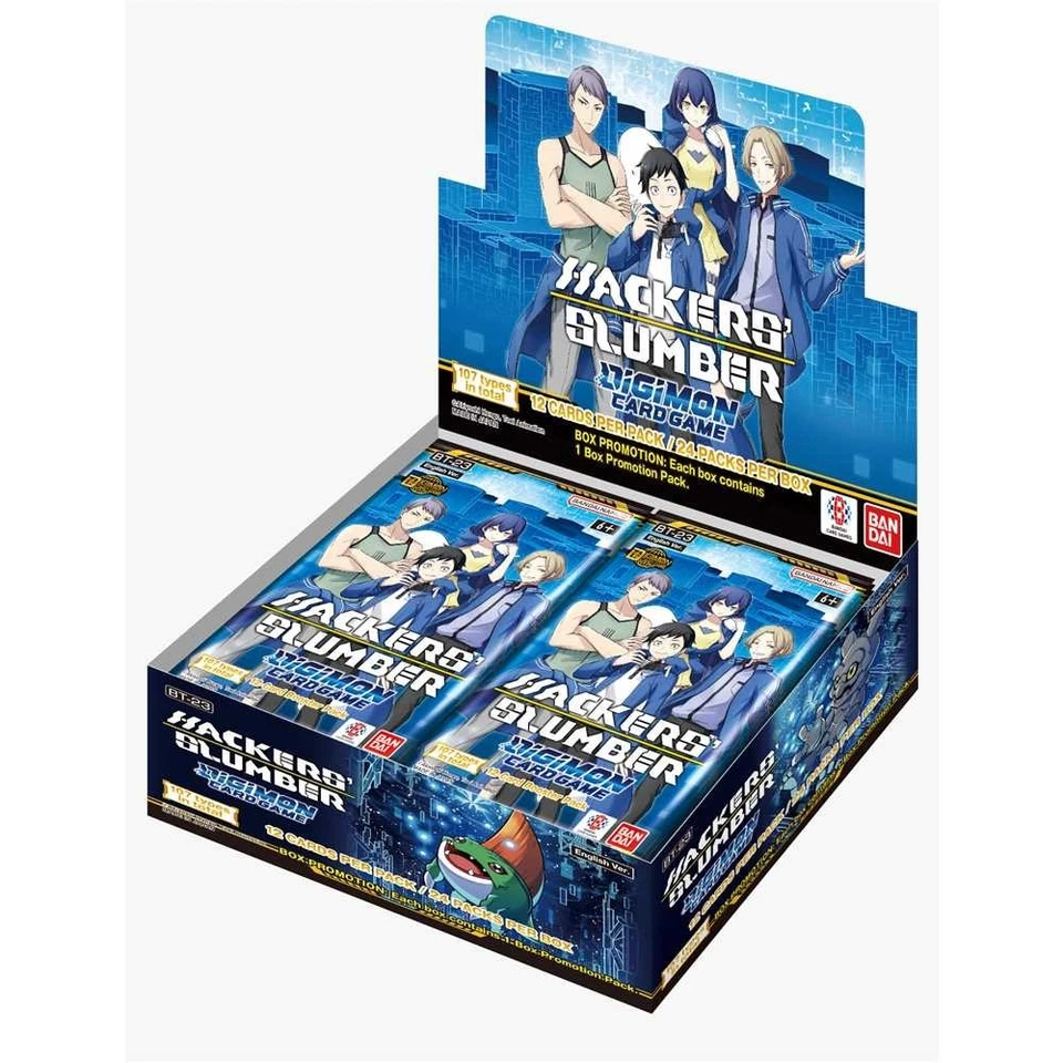 DIGIMON TCG Booster Box HACKERS’ SLUMBER BT23 BT-23 - ENG ENGLISH