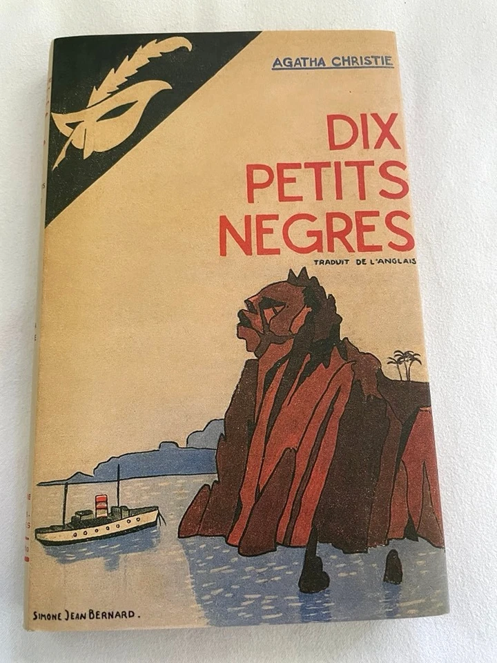 Agatha Christie DIX PETITS NEGRES livre de poche avec jaquette fac-similé - Photo 1/4