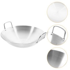 Wok En Acier Inoxydable Pour La Cuisson À Vapeur Cuisine Maison Batterie De