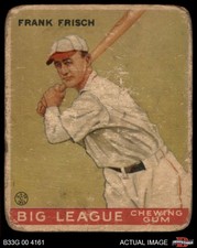 1933 Goudey #49 Frankie Frisch  Cardinals HOF AUTHENTIC