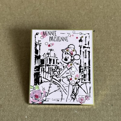 Disney DLP Minnie Mouse Parisienne Pin Velo Bicycle Disneyland Paris