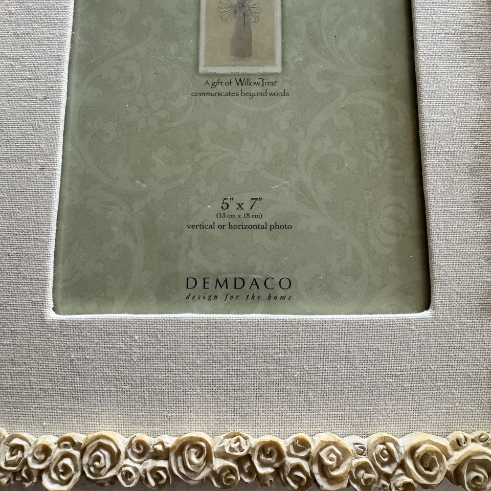 PICTURE FRAME Willow Tree - New Roses Design– Susan Lordi 4x6 Photo By Demdaco - Image 2 of 4