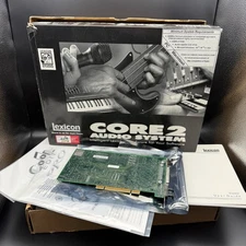 Lexicon Core 2 Audio System PCI Card & Analog to Digital Interface Vintage w Box