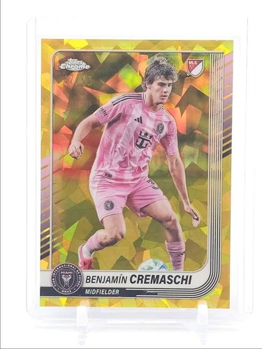BENJAMIN CREMASCHI 2025 TOPPS CHROME MLS SAPPHIRE GOLD #90 B /50 Q4060