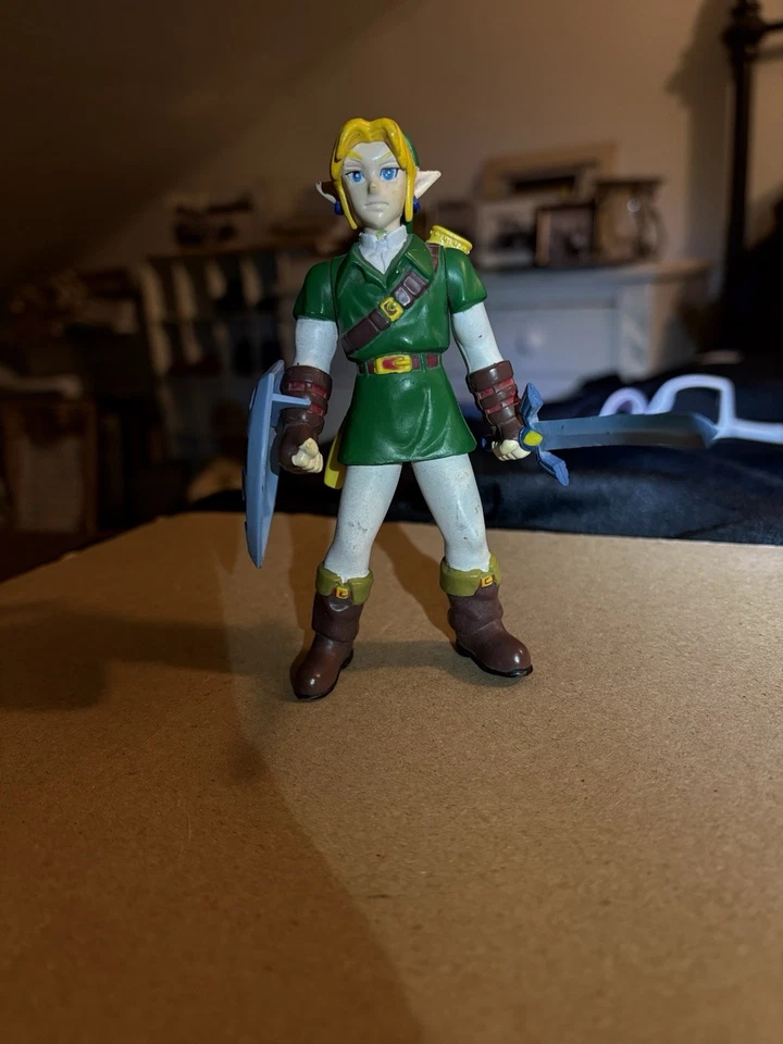 Figura de acción The Legend of Zelda Ocarina of Time Link 1998 de 4 pulgadas Foto 4 de 4