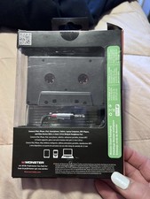 Monster Aux Cord Cassette Adapter 800 - iCarPlay for Car Tape Deck, Aux to Dash