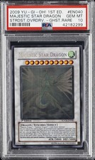 2009 YU-GI-OH! SOVR-STARDUST OVERDRIVE #EN040 MAJESTIC STAR DRAGON PSA 10
