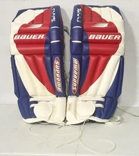 Bauer Supreme 31" Flexx Dart SR Goalie Leg Pads | Right/Left | Straps are Flaky