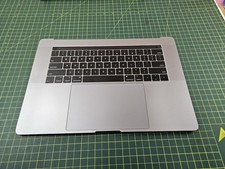 Apple MacBook Pro 15" A1990 2018 Palmrest Touchpad Keyboard Battery Gray b745