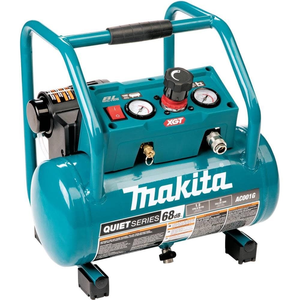 Компрессор Makita 40V Max Xgt серии Quiet объемом 2 галлона без инструмента 79290₽