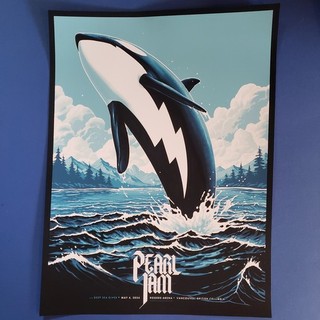 Pearl Jam Vancouver BC 5/4/24 Show Poster M/NM Justin Erickson New