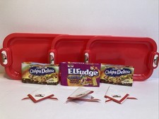 Keebler Cookie Play Set Boley 9 Piece Pretend Food Cookie Boxes Trays Napkins