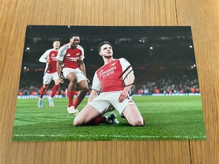 Declan Rice Signed Arsenal Photo Arsenal Autograph COA