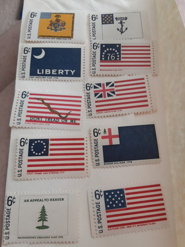Heritage Collection #1345-1354 US Historic Flags YS1968 - Picture 1 of 2