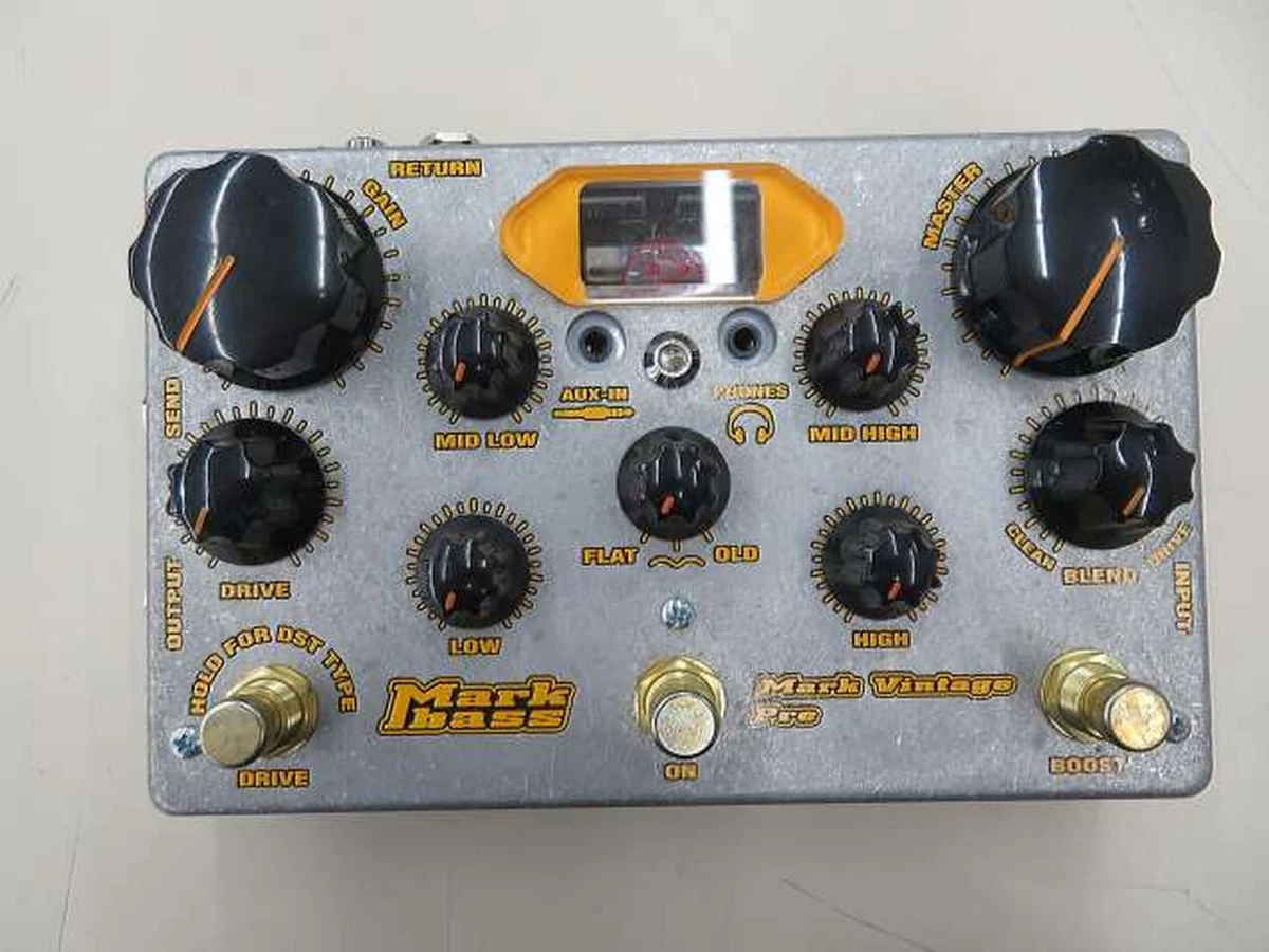 Markbass Mark Vintage Pre Tube Bass Preamp Pedal Good Condition
