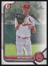 2022 Bowman Draft #BD-124 Brycen Mautz  St. Louis Cardinals