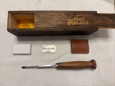 Bread Bosses Sourdough Bread Lame Scoring Tool Set w/ Wood Box & Blades