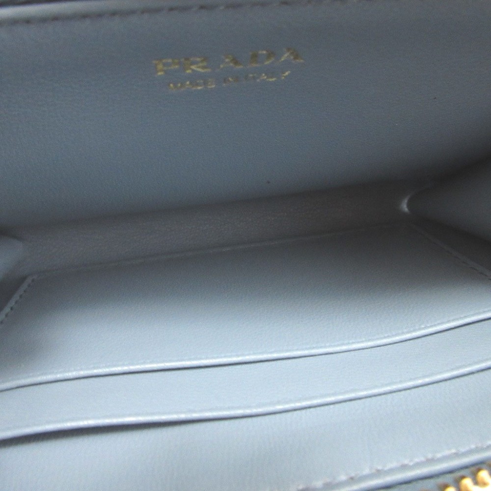 AUTHENTIC PRADA 1PP122 Triangular Plate Key Case … - image 4