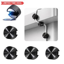 Magnetic Cable Holder 5 Pack Silicone Cord Clips with Adhesive Metal Plates