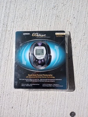 Omron GO SMART Dual Axis Pocket Pedometer (HJ-720ITC) PC Version Open Box