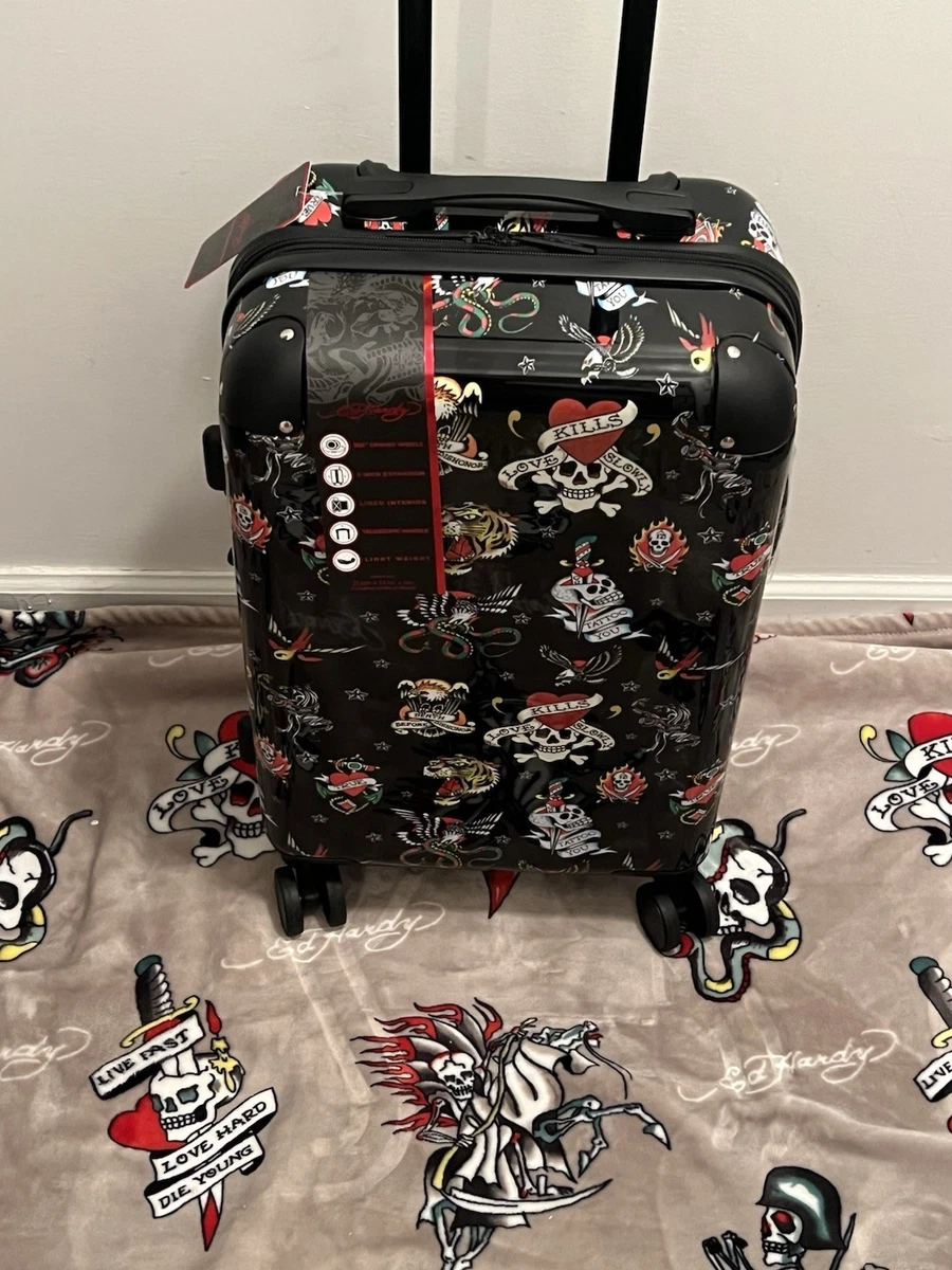 Ed Hardy Unisex Adult Travel Luggage for sale | eBay