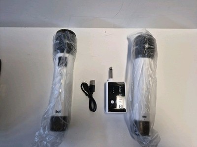 ECHOMUSSY - Wireless Microphones With Receiver Karaoke 200ft Range