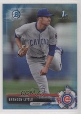 2017 Bowman Draft Chrome Sky Blue Refractor 276/399 Brendon Little #BDC-188 02v3