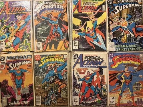 Vintage DC Superman Comic Lot of 49