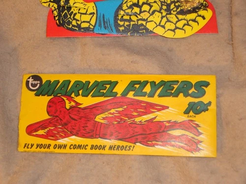 1966 vintage TOPPS MARVEL FLYERS, THE THING, in envelope (from FANTASTIC FOUR)